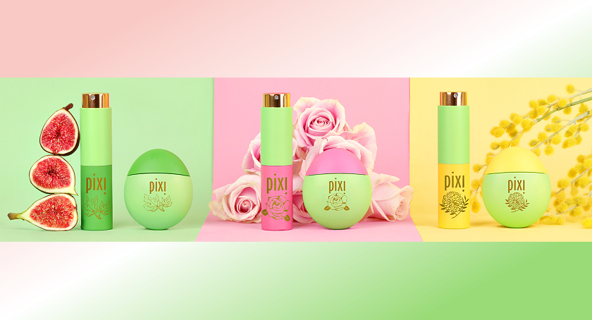 The new Pixi fragrance trio at Target.